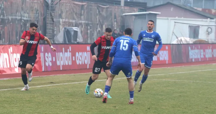 Detalj se utakmice između Slobode i Radnika - 23.02.2025. (FOTO: Sport1.ba)
