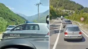 nesreća kod donje jablanice, obustavljen saobraćaj, kolone vozila/Viber