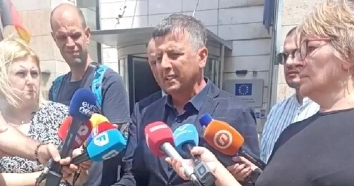 Nebojša Vukanović pres delegacija eu/Screenshot