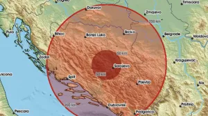 Epicentar kod Sarajeva/Emsc