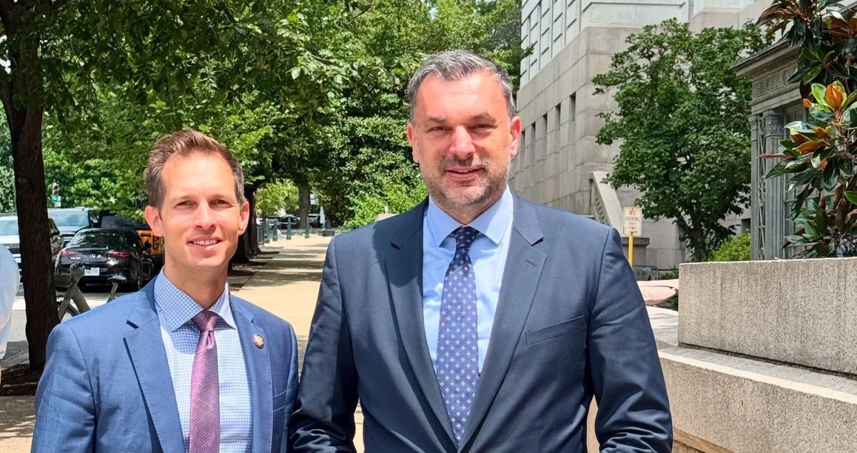 Elmedin Konaković i američki kongresmen Jake Auchincloss/Mvp Bih