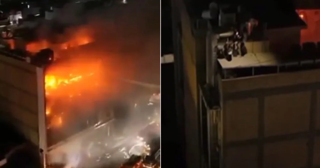 Zgrada se brzi pretvorila u buktinju/X/X