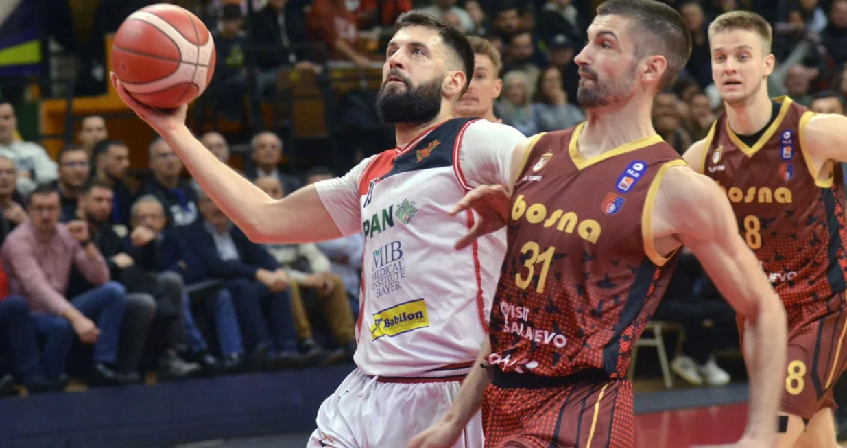 Vladimir Toma&scaron;ević i Jure Zubac OKK Sloboda - KK Bosna 