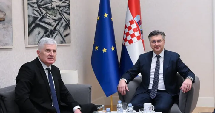 dragan čović i andrej plenković/X