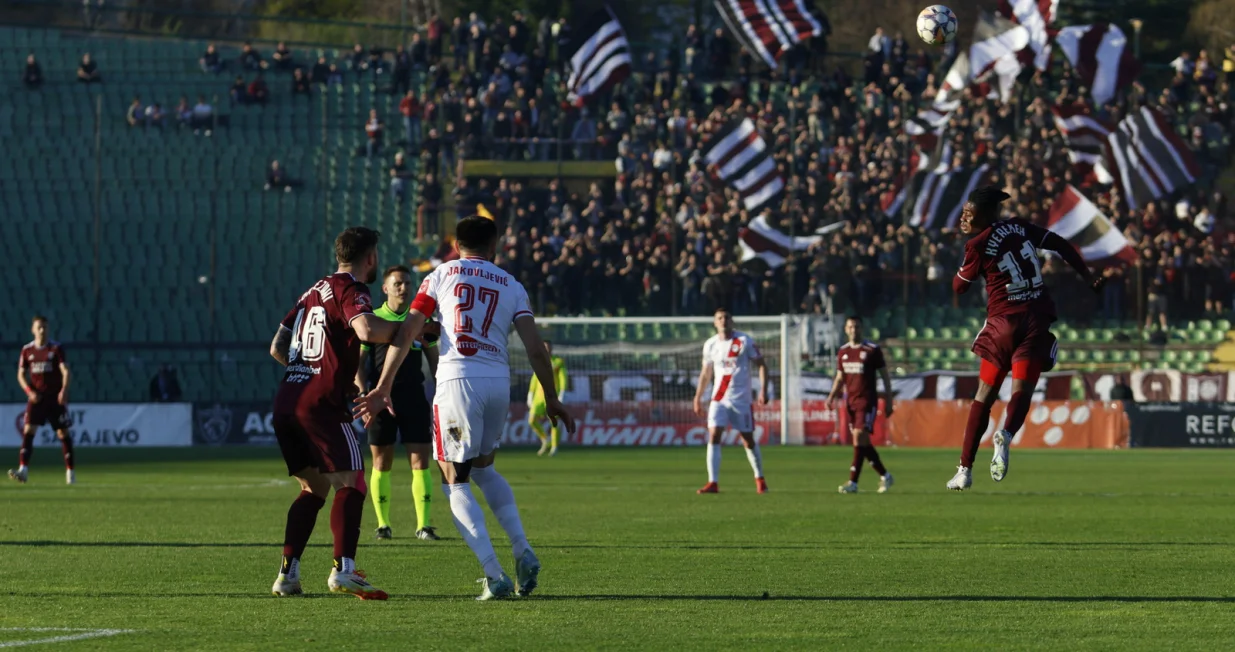 FK Sarajevo - HŠK Zrinjski (FOTO: Sanel Konjhodžić/Sport1)