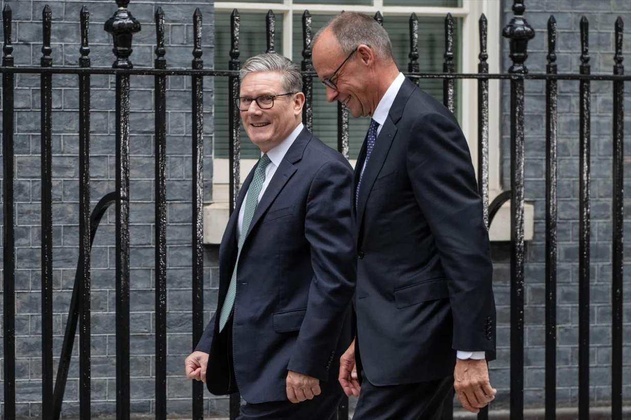 Keir Starmer i Friedrich Merz u Londonu/Thomas Krych