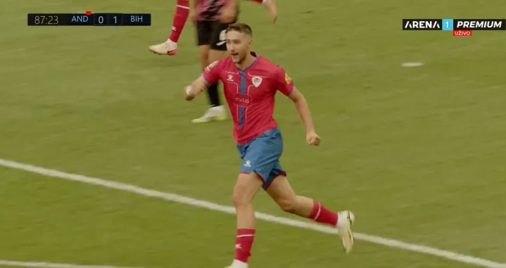 Santa Coloma - Borac (FOTO: Screenshot/Arenasport)