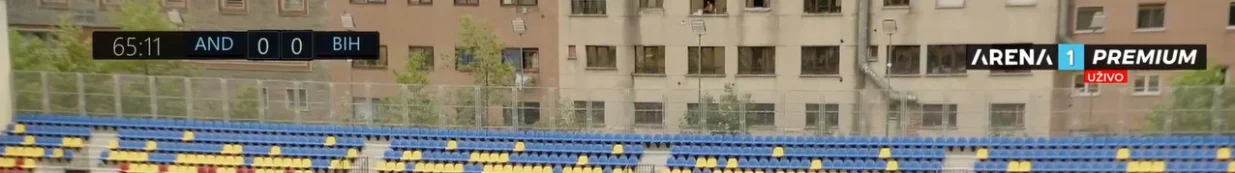 Gaf na utakmici Santa Coloma - Borac (FOTO: Screenshot/Arenasport)