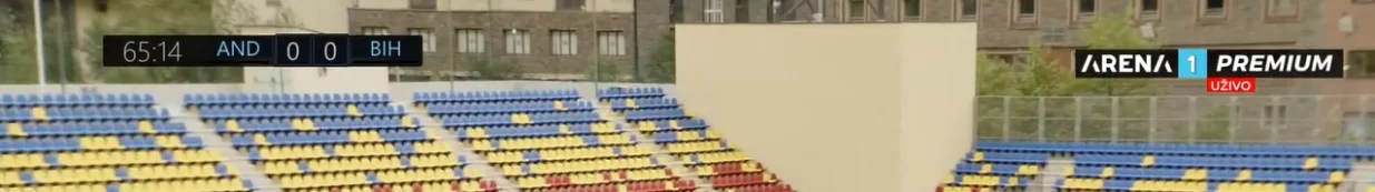 Gaf na utakmici Santa Coloma - Borac (FOTO: Screenshot/Arenasport)