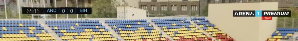 Gaf na utakmici Santa Coloma - Borac (FOTO: Screenshot/Arenasport)