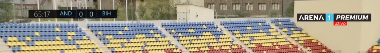 Gaf na utakmici Santa Coloma - Borac (FOTO: Screenshot/Arenasport)