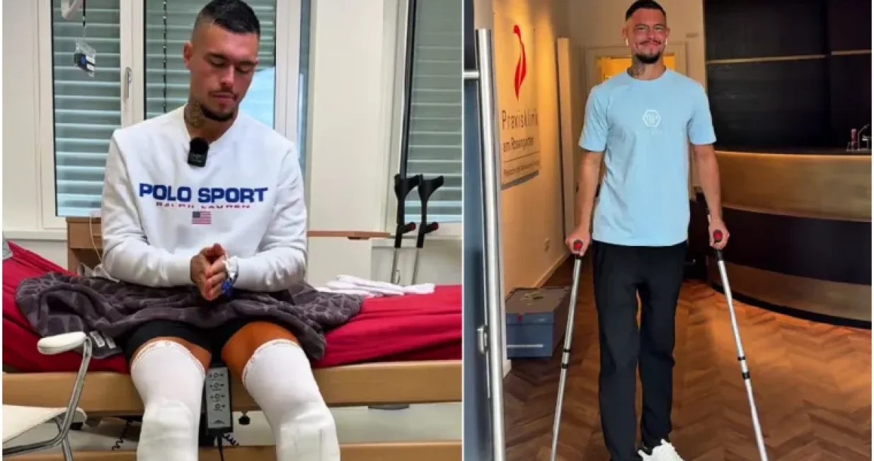 Leon Otremba iz Njemačke, koji je bio visok 171,5 cm, prošao je kroz dvije operacije produljenja nogu u razmaku od dvije godine kako bi dosegao visinu od 195 cm./Screenshot