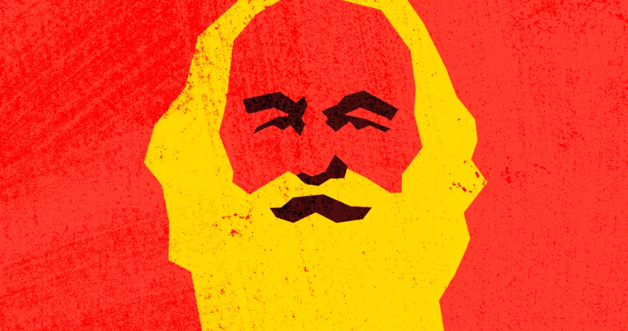 Karl Marks, Marksizam, ilustracija, vizual/Benjamin Krnić