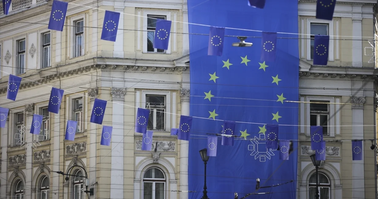 Istaknute zastave EU/Anadolija/