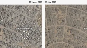 BBC objavio šokantne snimke iz Gaze, Izrael sve "poravnao"/Planet Labs Pbc