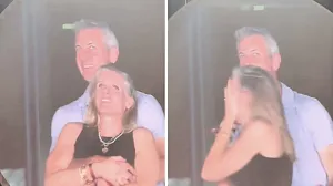 Andy Byron, direktor firme Astronomer, i Kristin Cabot, direktorica ljudskih resursa u toj firmi, uhvaćeni u aferi na koncertu Coldplaya/Screenshot