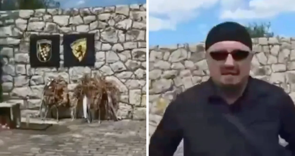 Snimak sa spomen-obilježja HVO-a/X