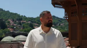 Kristijan Iličić u Sarajevu, hrvatski pustolov, Baščaršija, sebilj/Facebook