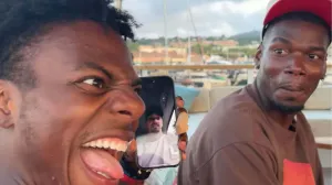 IShowSpeed, Zlatan Ibrahimović i Paul Pogba (FOTO: Screenshot)