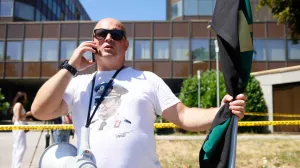 Protest rudara, zenički rudari, Vlada FBiH, RMU Zenica/Damir Deljo