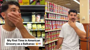 supermarket, senahid, amerika, bosanac, tiktok/Screenshot