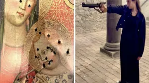 Sanija Ameti je prošle godine pucala u sliku Djevice Marije i bebe Isusa/Društvene Mreže