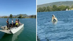 Detaljna potraga nakon što je potonuo gliser u Neretvi/Javna Vatrogasna Postrojba Metković
