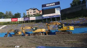 Početak izgradnje južne tribine stadiona Grbavica