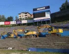 Početak izgradnje južne tribine stadiona Grbavica
