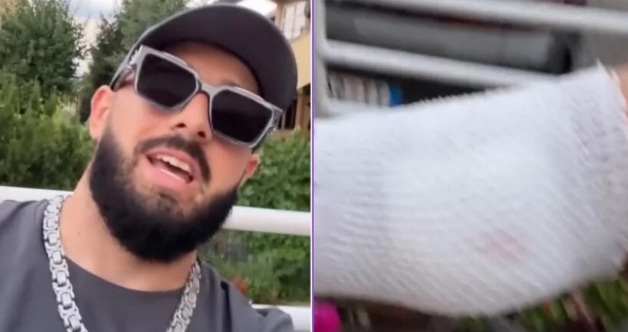 Sajfer je pokazao ranu/Screenshot/