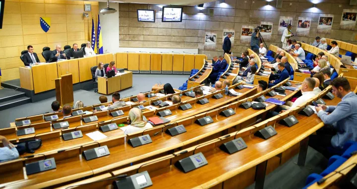 Dom naroda Parlamenta FBiH, sjednica, delegati, Parlament FBiH/Damir Deljo