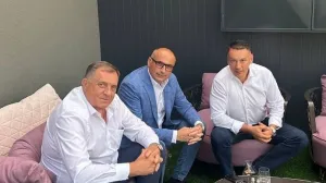 Nenad Nešić, Milorad Dodik i Darko Banjac/Facebook