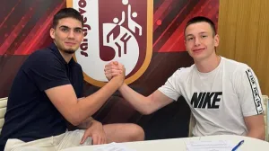 Miljan Klještan i Eman Jašarević (FOTO: KK Bosna)