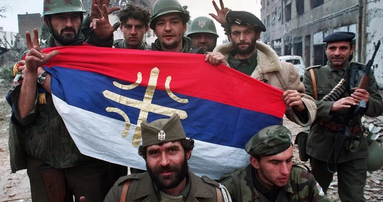 Srpski vojnici u Vukovaru 1991 godine/Srđan Ilić