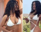 Selma Hayek (58), ples u bikiniju//