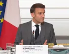 Emmanuel Macron, Međunarodna humanitarna konferencija za civile u Gazi/Anadolija/Scrnsht