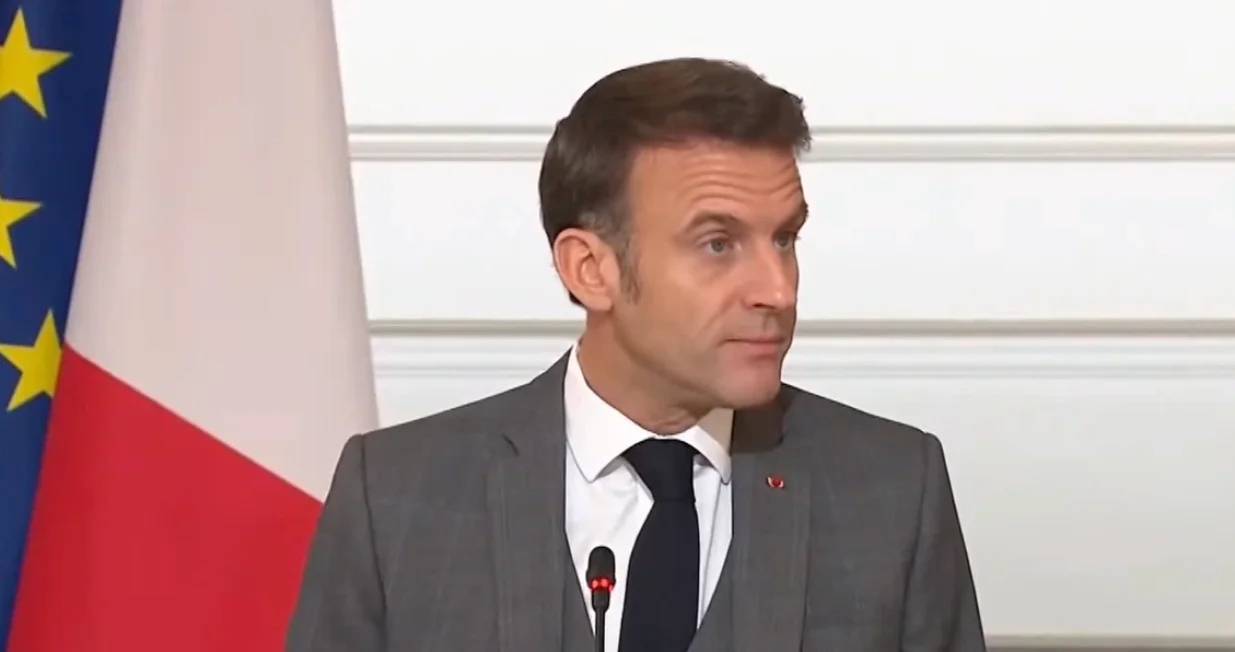 Emmanuel Macron, Međunarodna humanitarna konferencija za civile u Gazi/Anadolija/Scrnsht