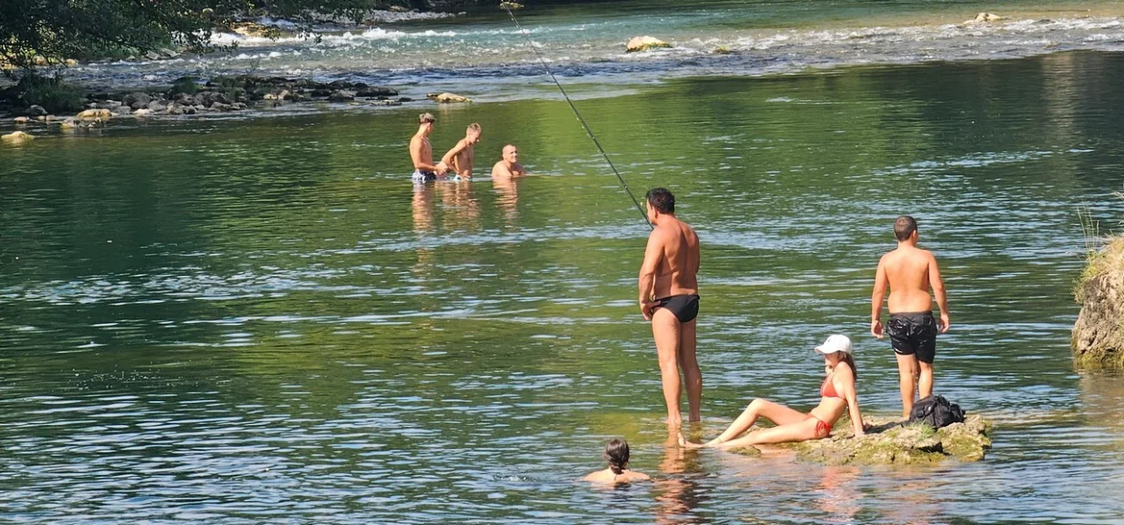 Vrbas, kupanje, ljeto/Goran Dakić/