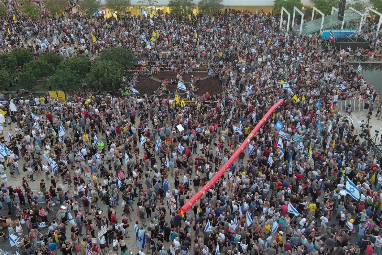 Izraelci protestirali u Tel Avivu, traže prekid vatre u Gazi i povratak talaca/Yair Palti