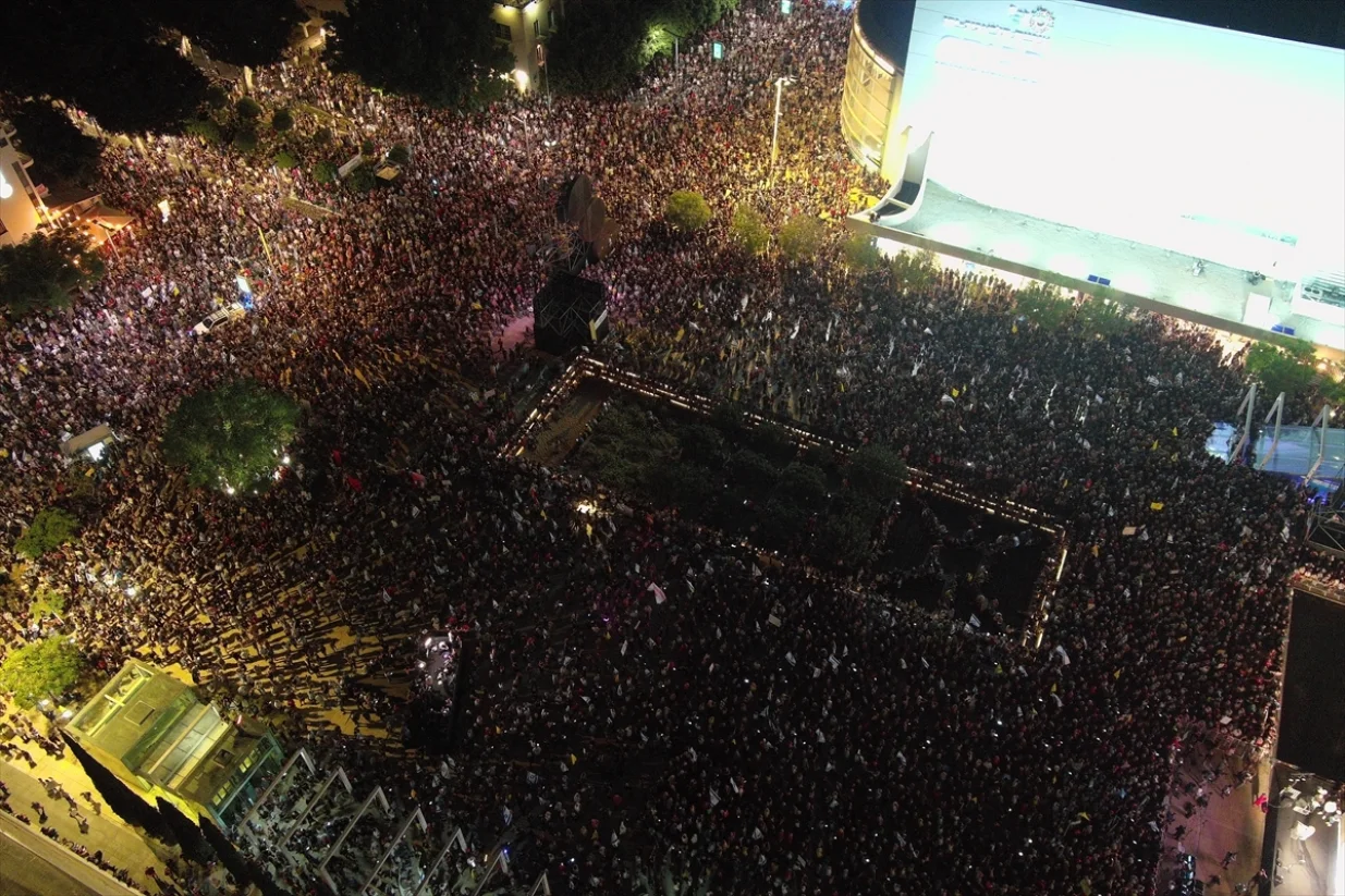 Izraelci protestirali u Tel Avivu, traže prekid vatre u Gazi i povratak talaca/Yair Palti