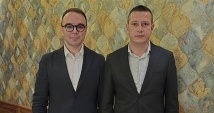 Ambasador BiH u Srbiji Aleksandar Vranješ i zamjenik ministra odbrane BiH Aleksandar Goganović/Srna