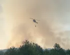 Helikopter OS BiH, gašenje požara, Prozor-Rama/Prtsc