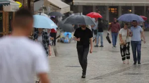 U Sarajevu pala dugoočekivana kiša i donijela osvježenje/Senad Gubelić