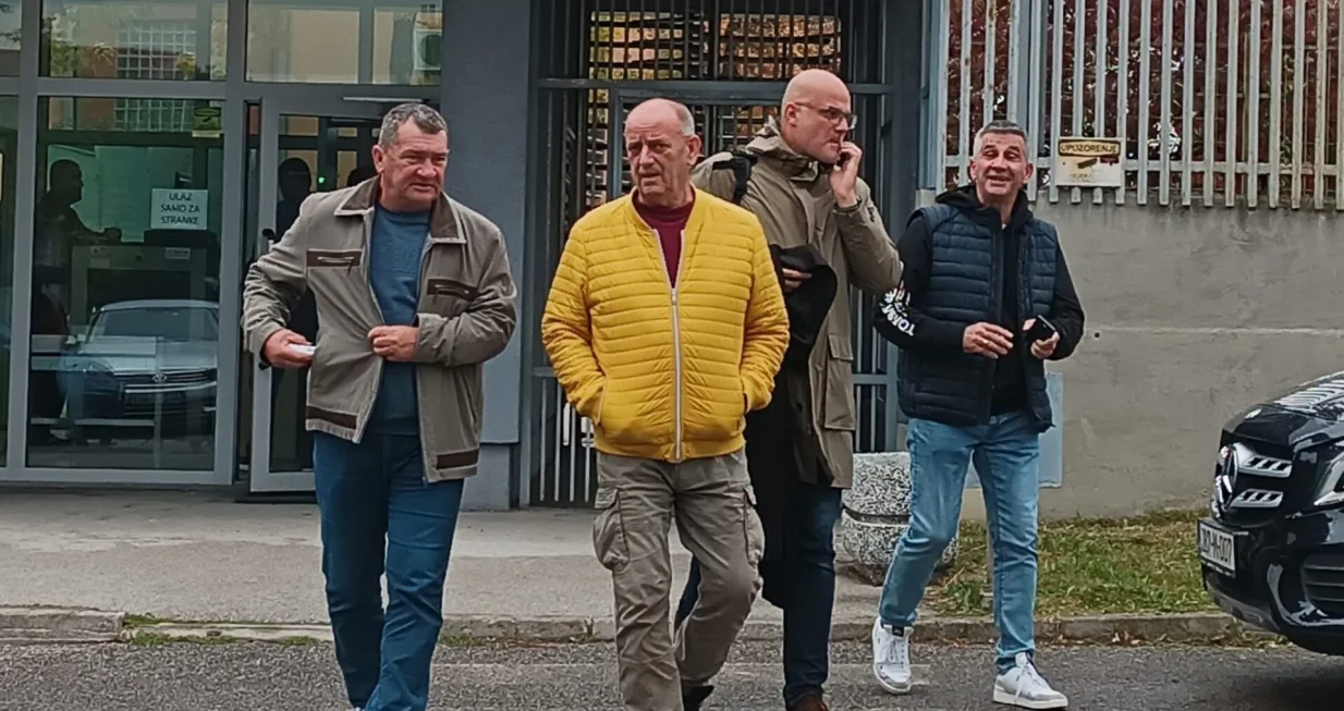Abid Arapčić, Refik Morankić, advokat Meris Ćato i Ahmet Bajrić/Birn Bih 