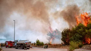 veliki požar kod šibenika/Šibenik.in