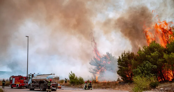 veliki požar kod šibenika/Šibenik.in