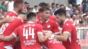 Gol Tatara za 1:0 (FOTO: Screenshot/Arena Sport)