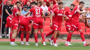 Slavlje fudbalera Sloge (FOTO: Rade Šeslak)