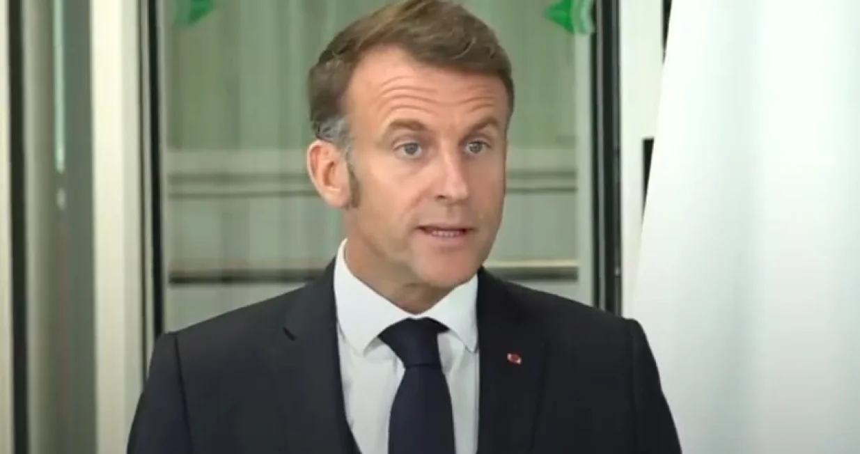 Emmanuel Macron/Screenshot