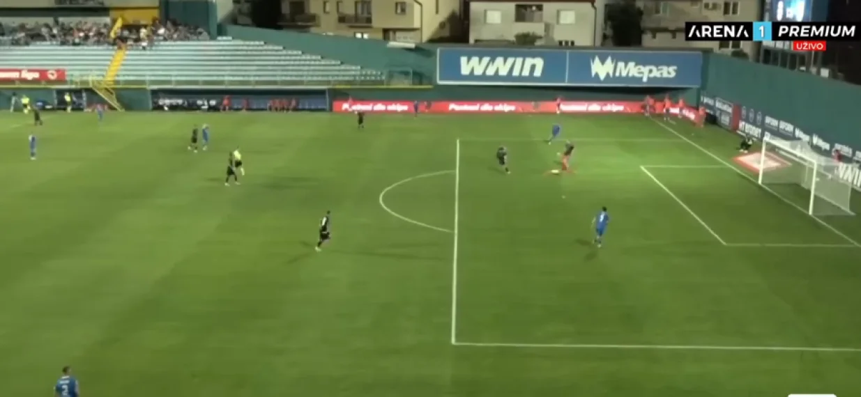 Gol Čuića (FOTO: Screenshot/Arena Sport)